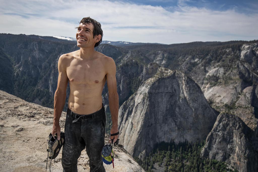 Free Solo, live beyond fear. Climber Alex Honnold's story wins the